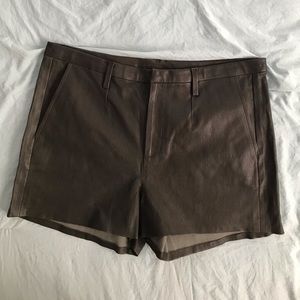 Madewell Leather Shorts